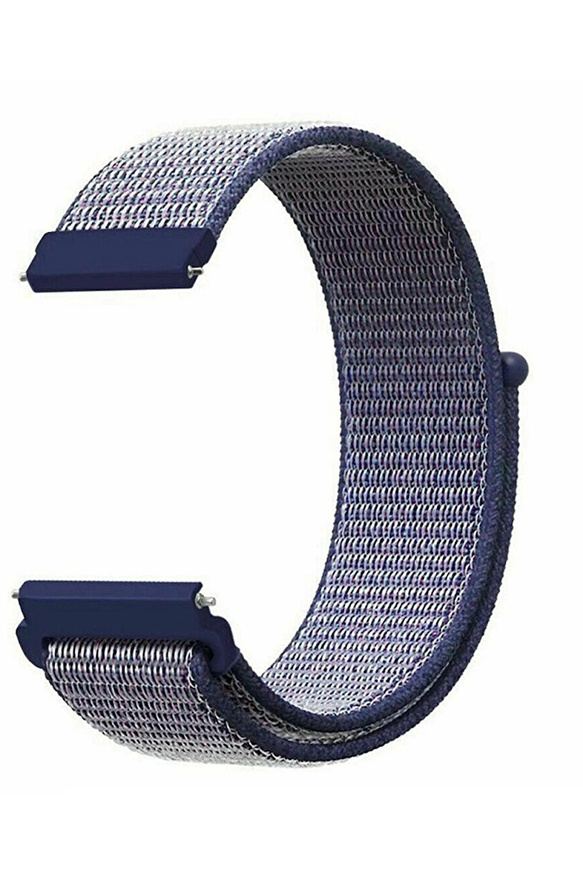 Garmin Venu ile Uyumlu Kordon Kumaş Desenli Cırt Cırtlı Spor Kayış