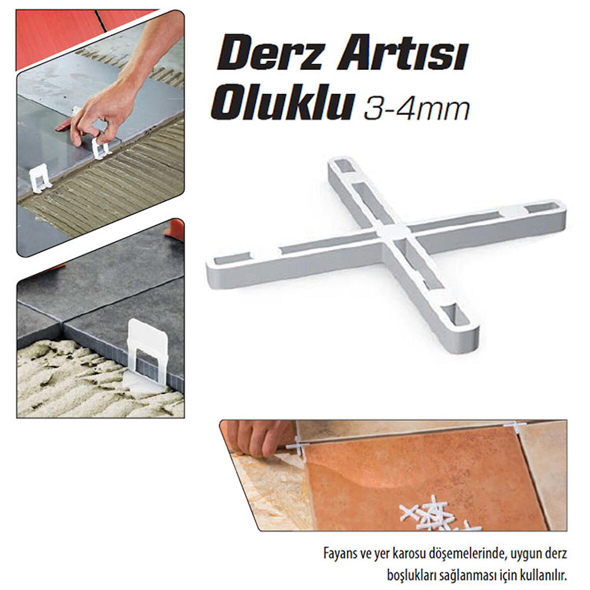 Oluklu Derz Artısı 3 mm - 500 Adet