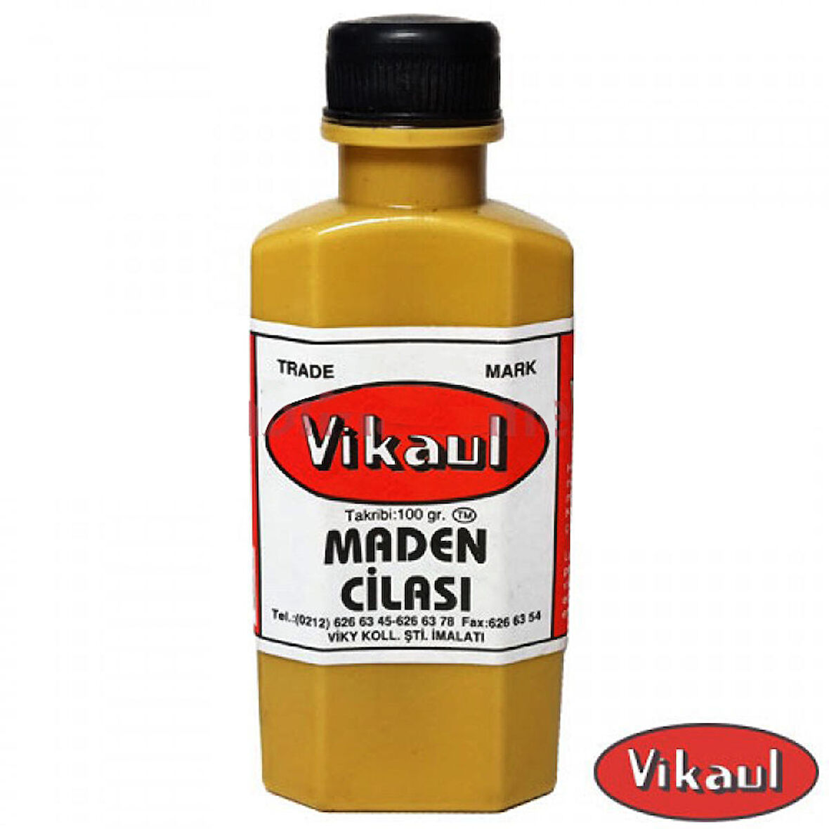 Vikaul Metal Parlatıcı / Maden Cilası, Kavil 100 gr