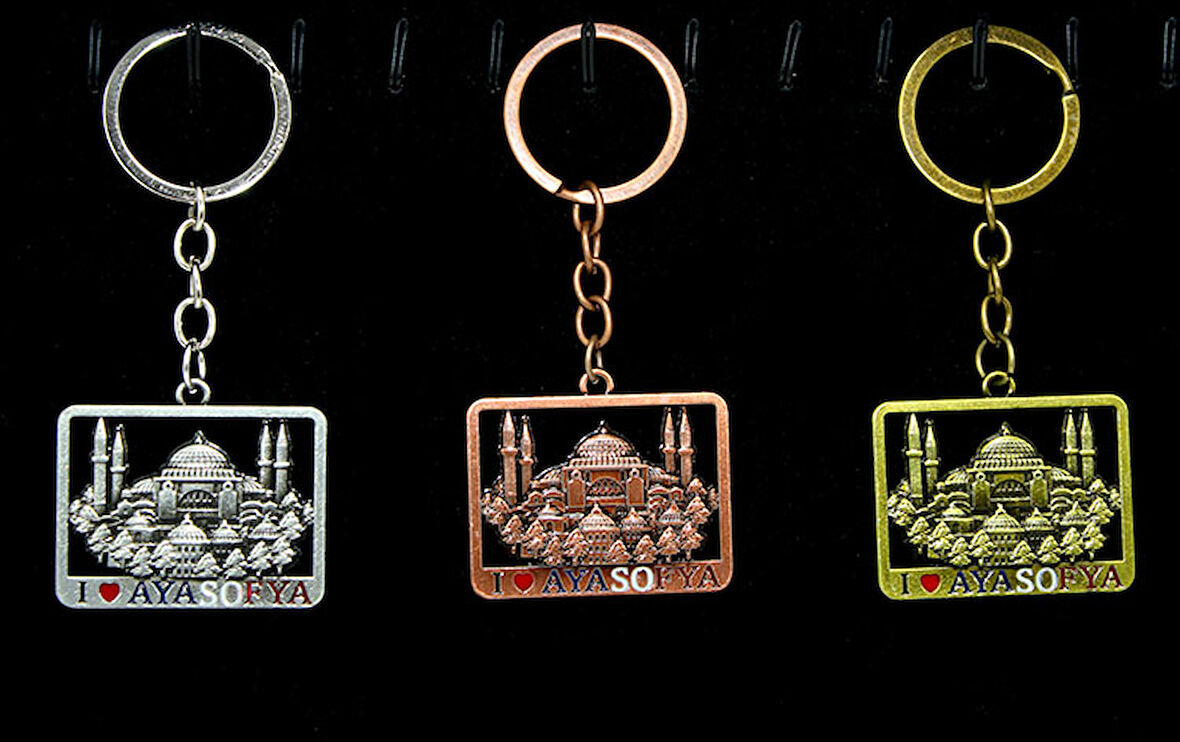 Metal Ayasofya Anahtarlık Tasarım