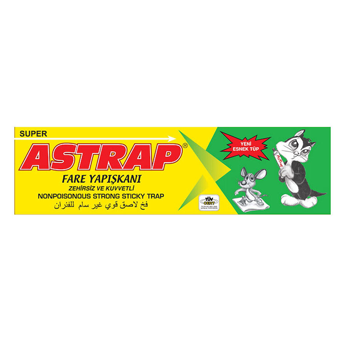 Astrap Zehirsiz Fare Yapışkanı 125 ml 2 Adet