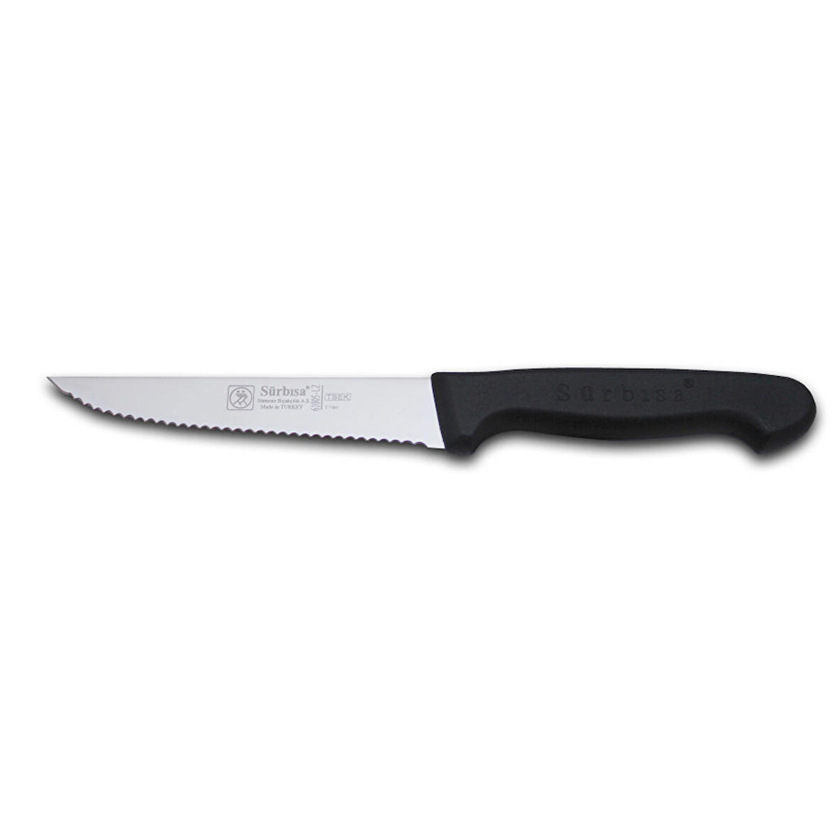 Sürbısa 61005LZ - Lazerli Tırtıklı Sebze, Steak ve Biftek Bıçağı 12,5 cm