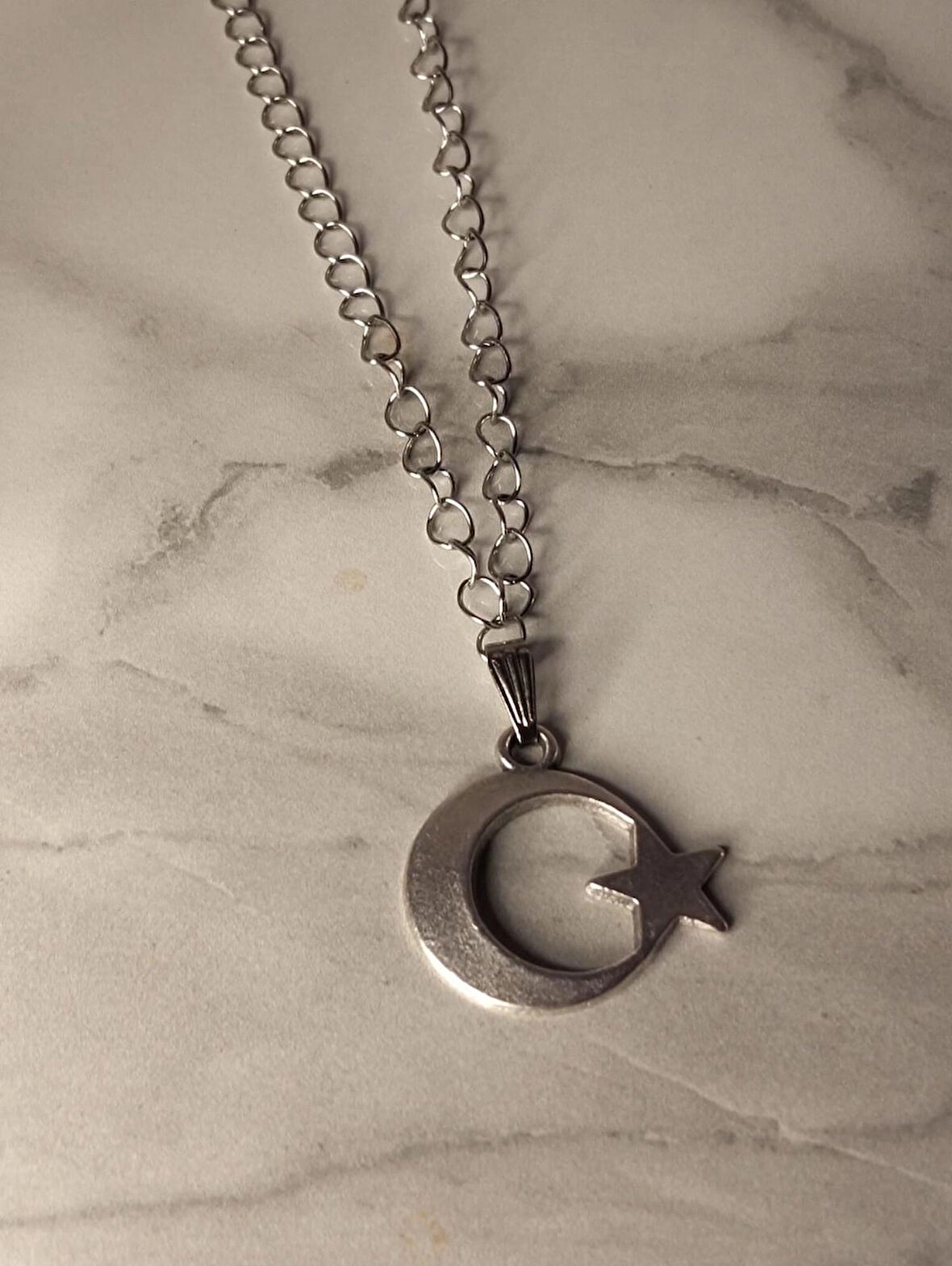 Ay yıldız kolye