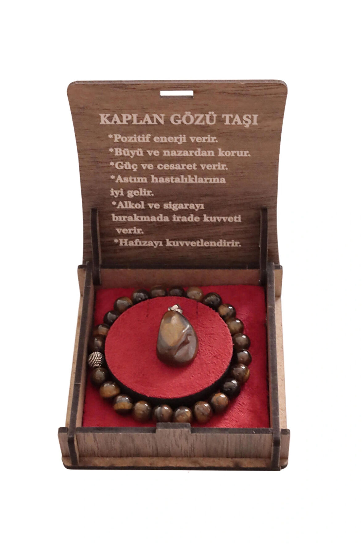 Kaplangözü Taşlı Bileklik & Kolye Set - Doğal Şıklık ve Ruhsal Denge