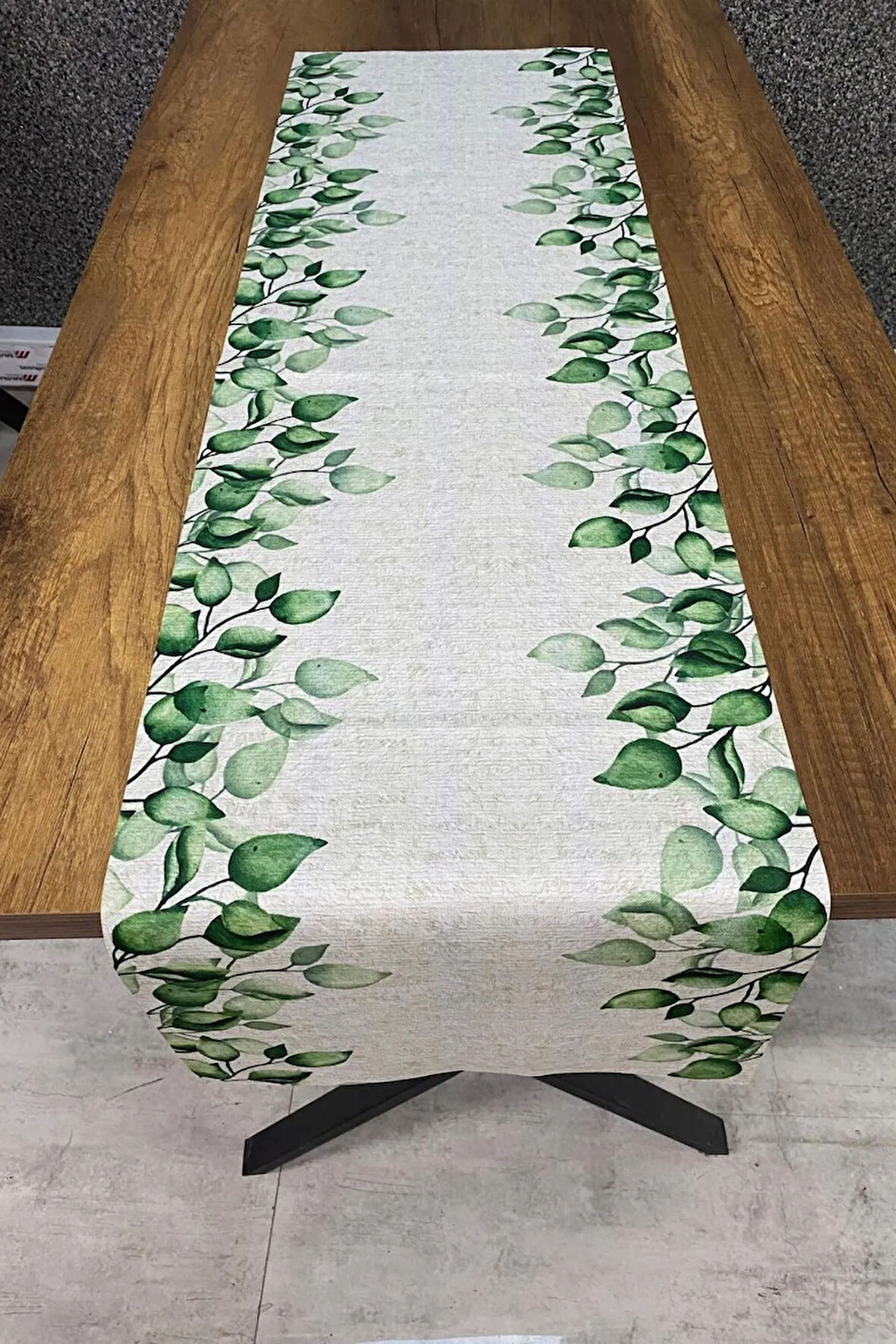 Okaliptus Desenli Runner 40x140 cm