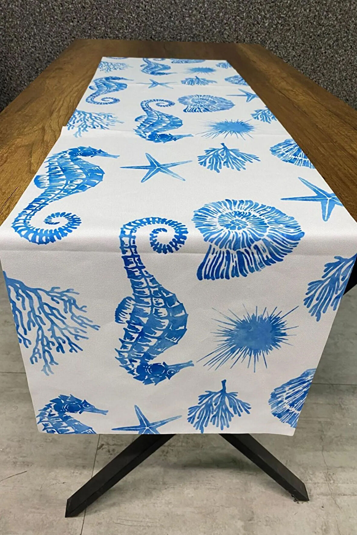 Okyanus Desenli Runner 40x140 Cm