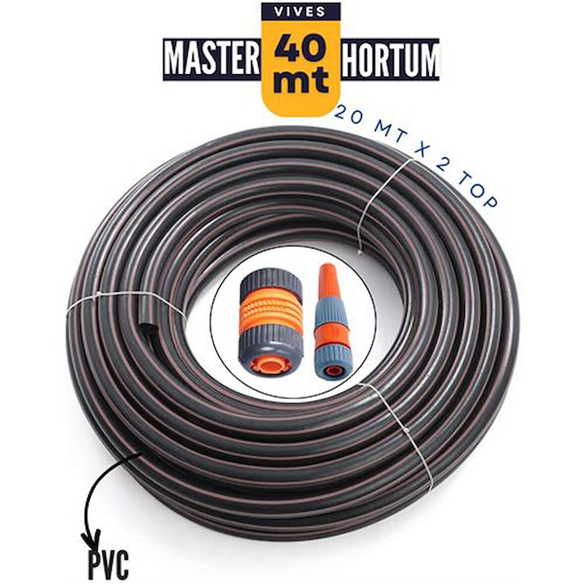 40 Metre Master Bahçe Hortumu Sulama Aparatı HEDİYELİ