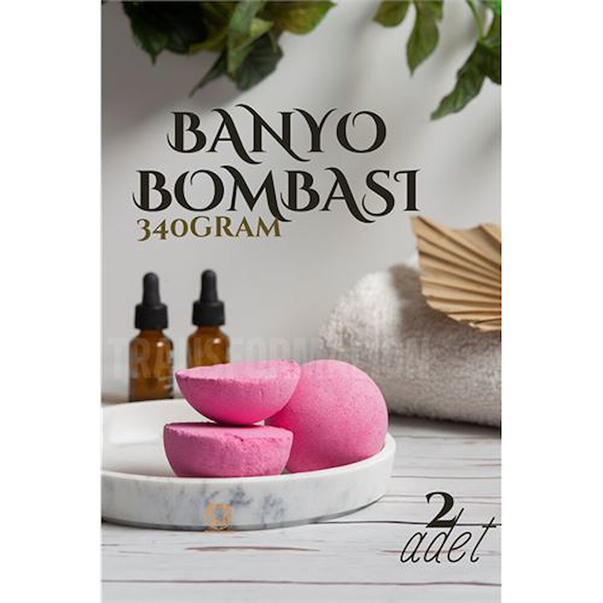 Banyo Bombası Jakuzi Küvet Banyo Bombası Topu 2 adet 340 Gr