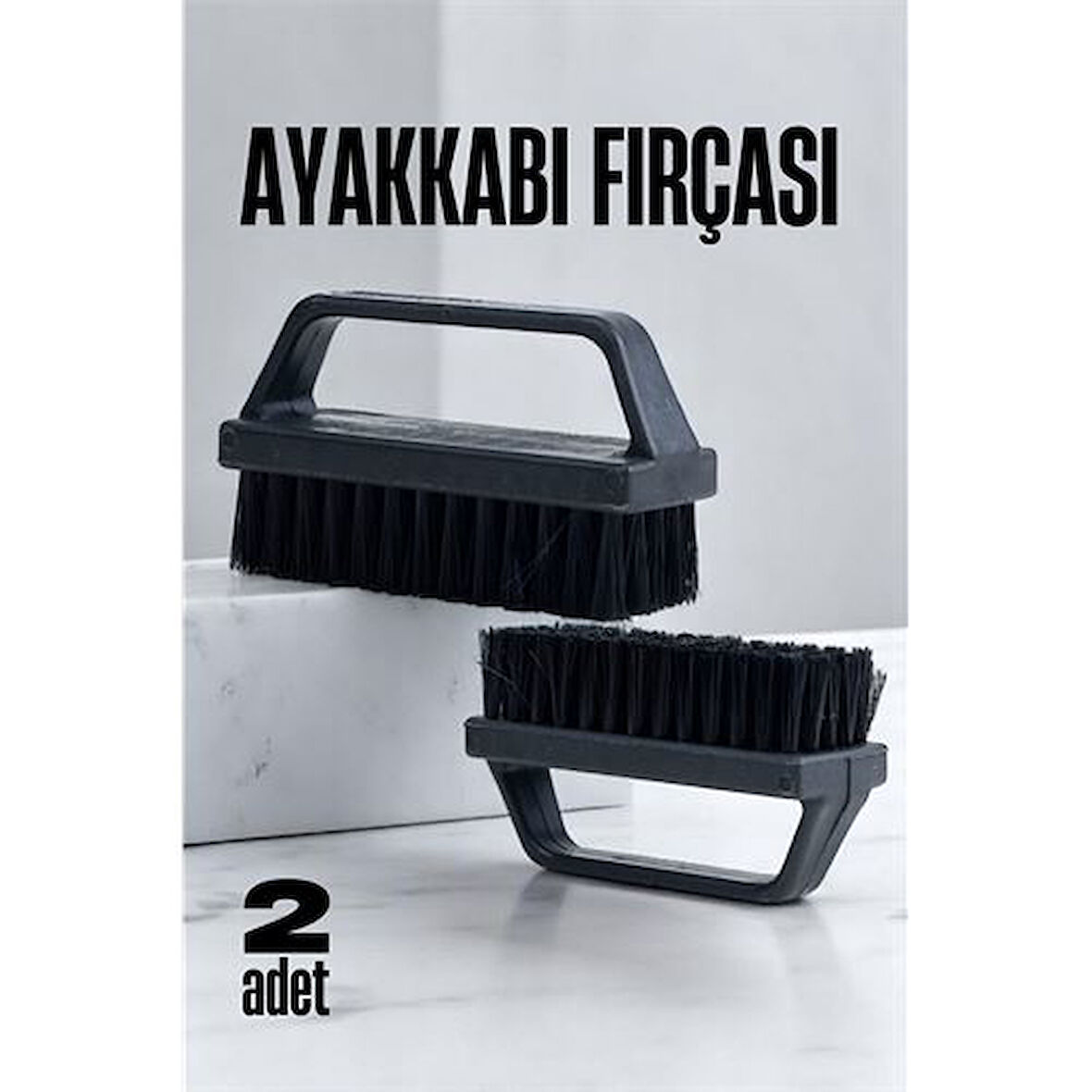 Sert Kıllı Ayakkabı Fırçası - Leke Çıkarıcı Elbise Fırçası 2 ADET