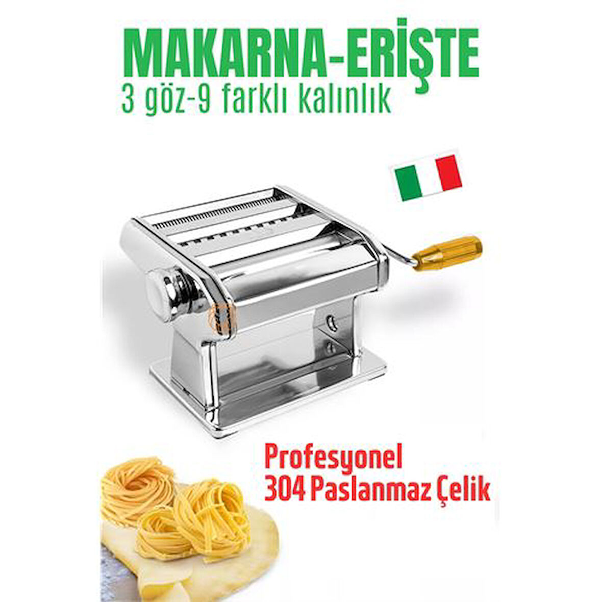 Makarna Makinesi Erişte Makarna Kesici Erişte Makinesi 304 Paslanmaz Çelik