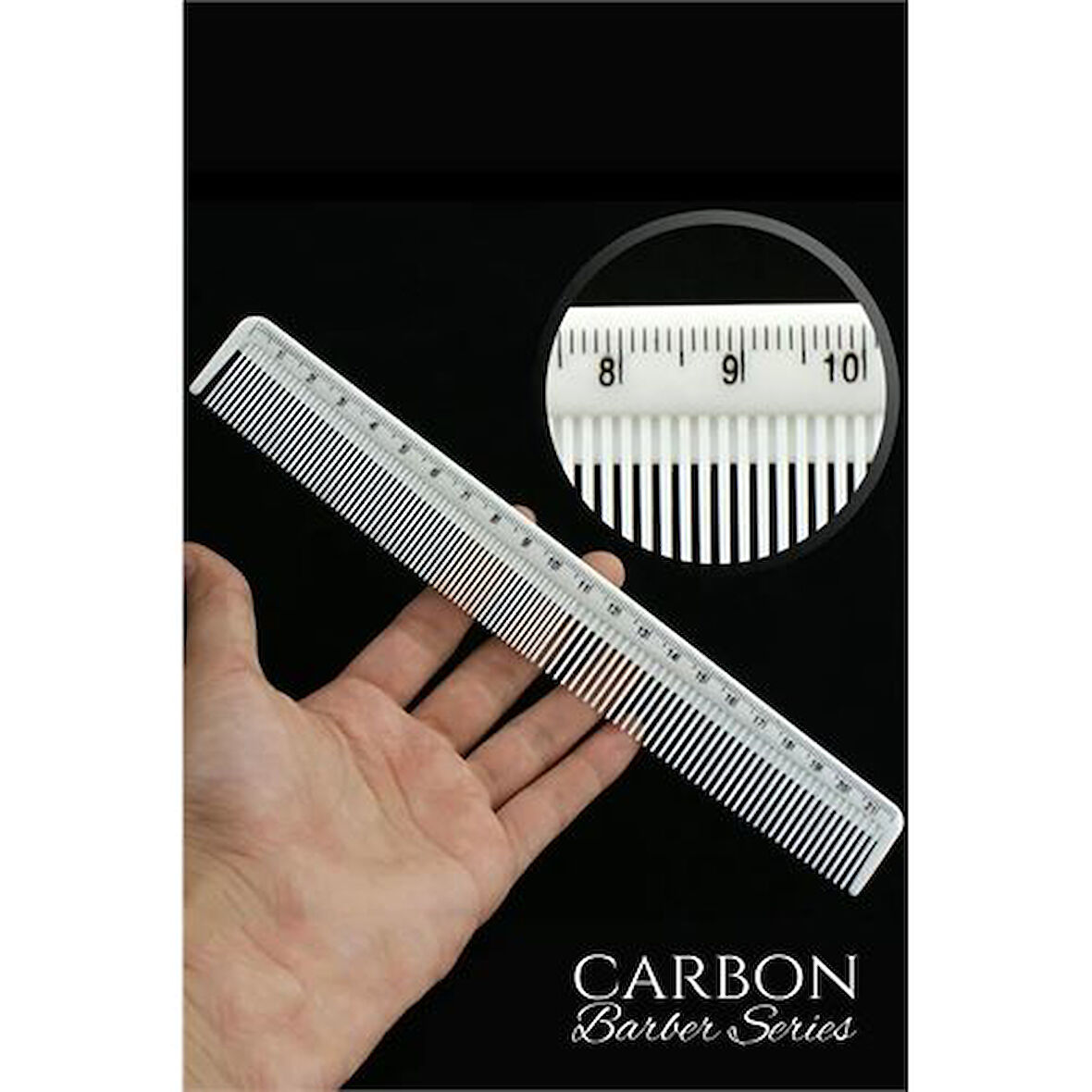 Berber Kuaför Saç Kesim Tarağı Karbon Nano Absolute Professional