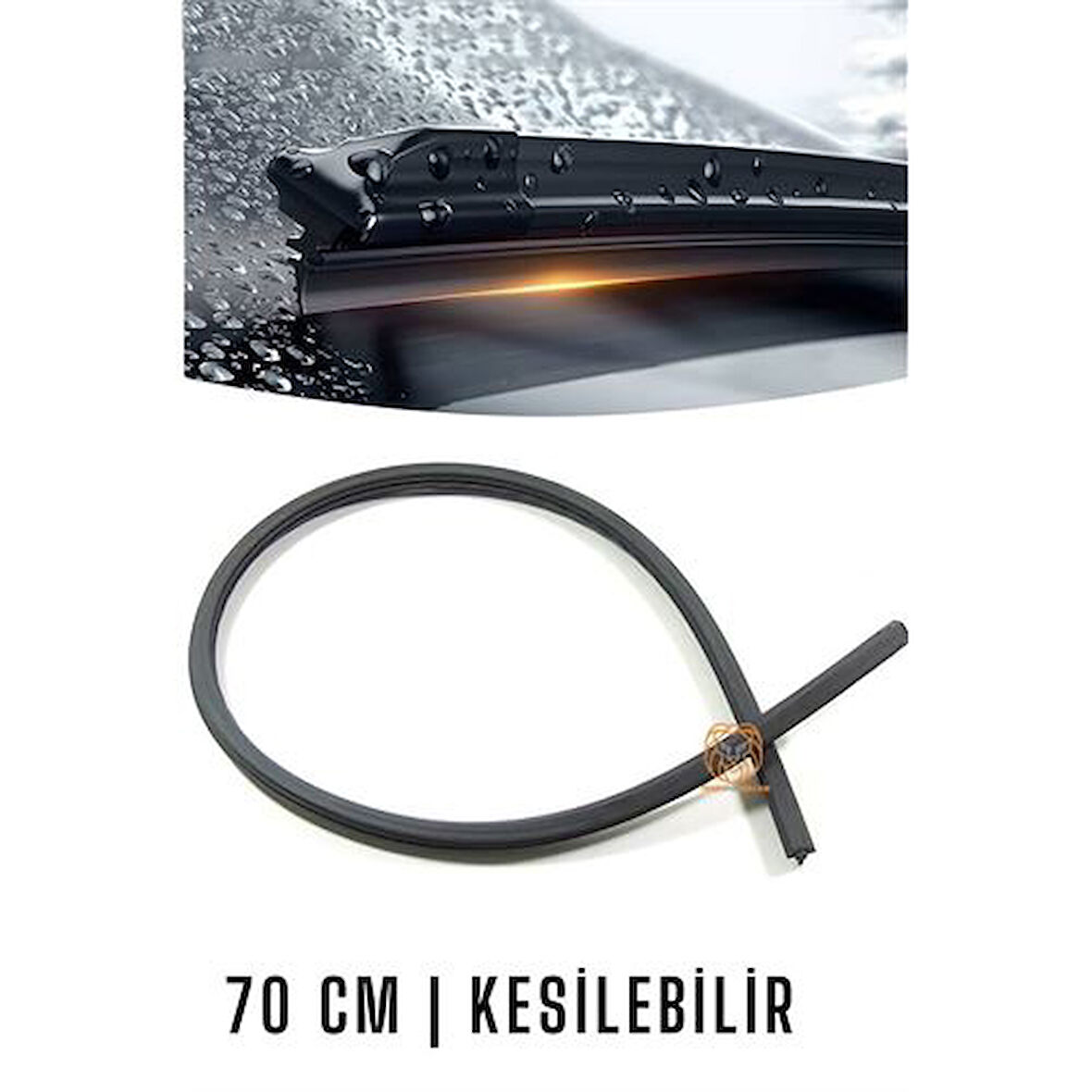 Kesilebilir 70 cm Silecek Lastiği 1 adet