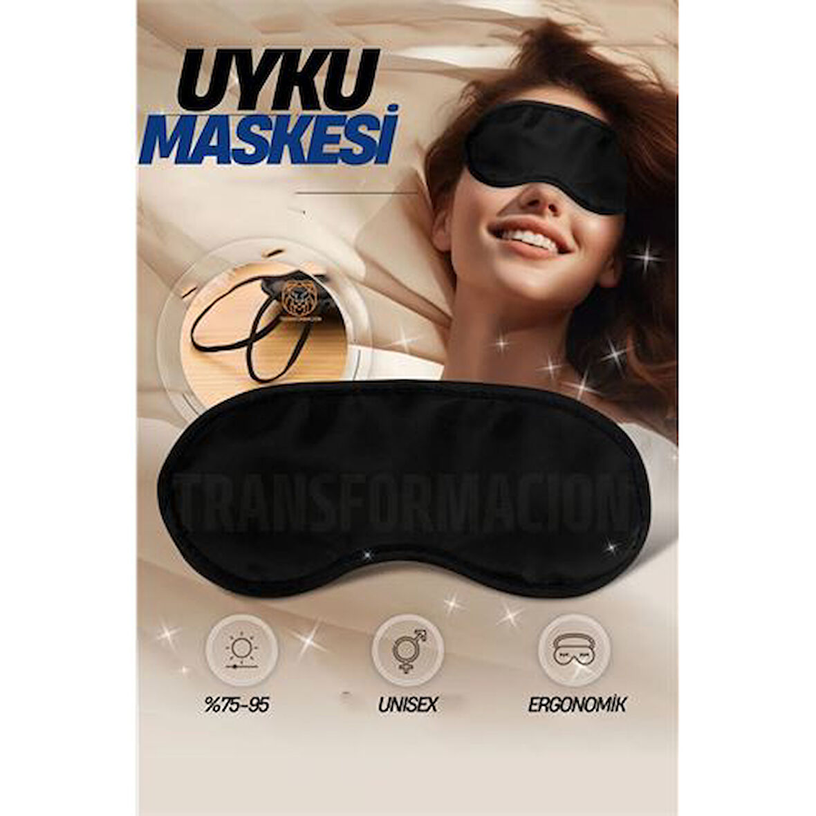 Uyku Maskesi Göz Uyku Maskesi 2 ADET