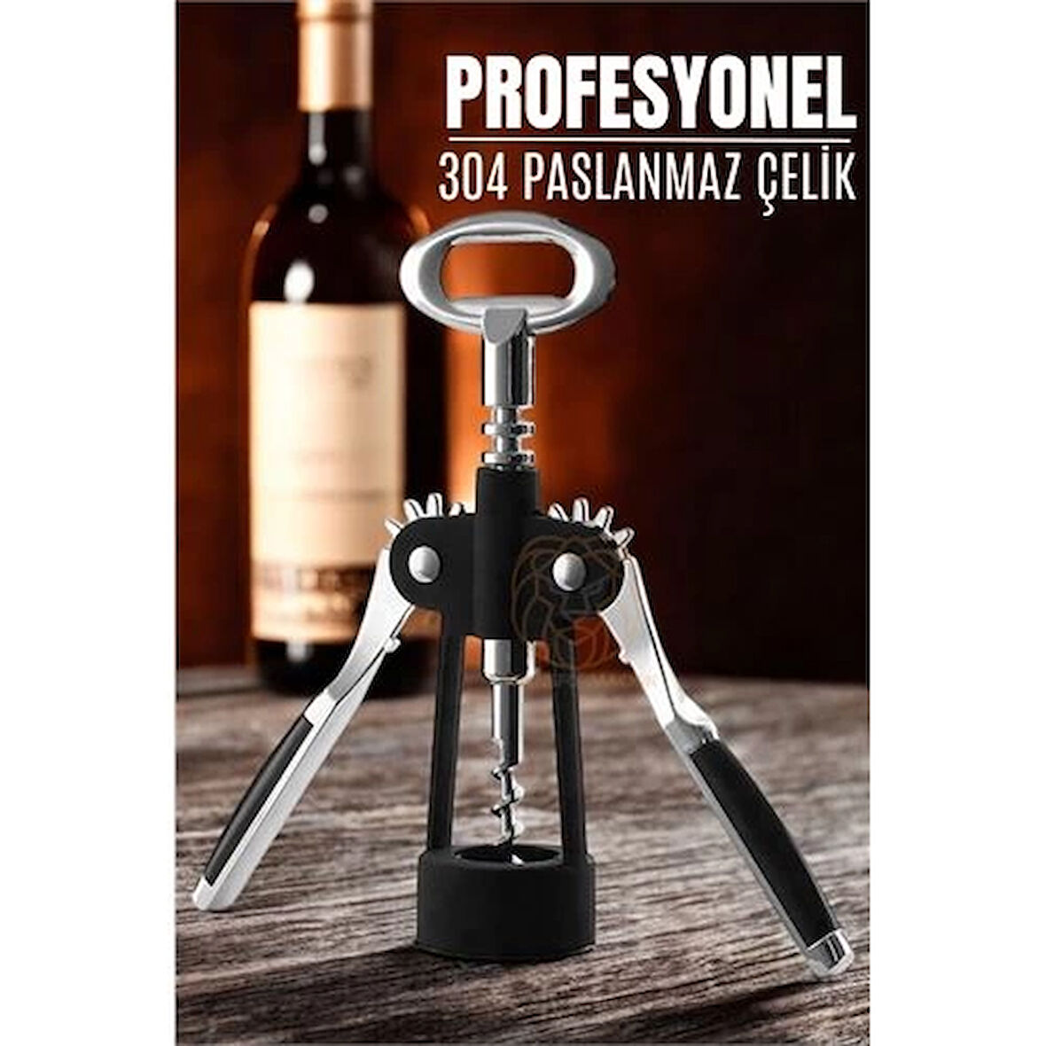 BX Tirbuşon Şarap Açacağı ve Şişe Açacağı 304 Paslanmaz Çelik
