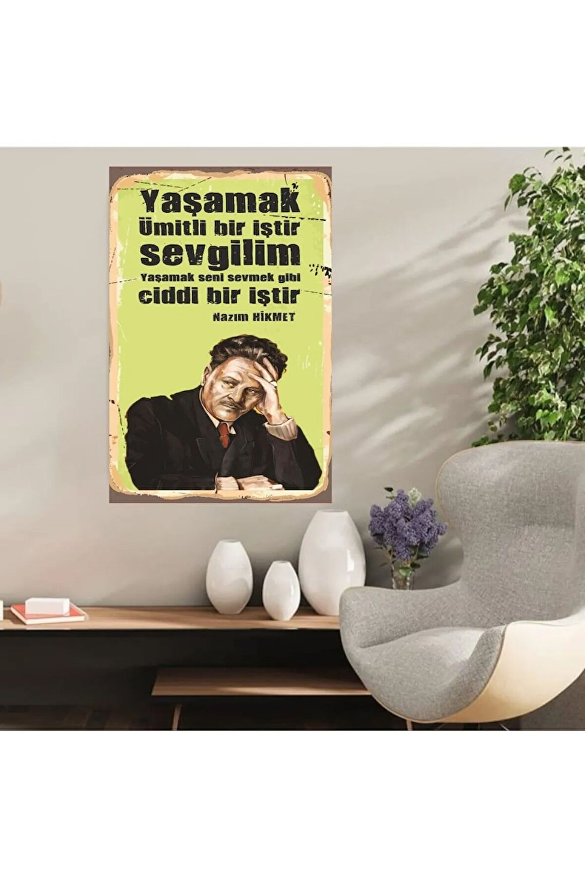 Ahşap Retro Mdf Poster , Komik Sözler , Duvar Yazıları , Manzara ,  Tarih , Edebiyat - Tbl0417