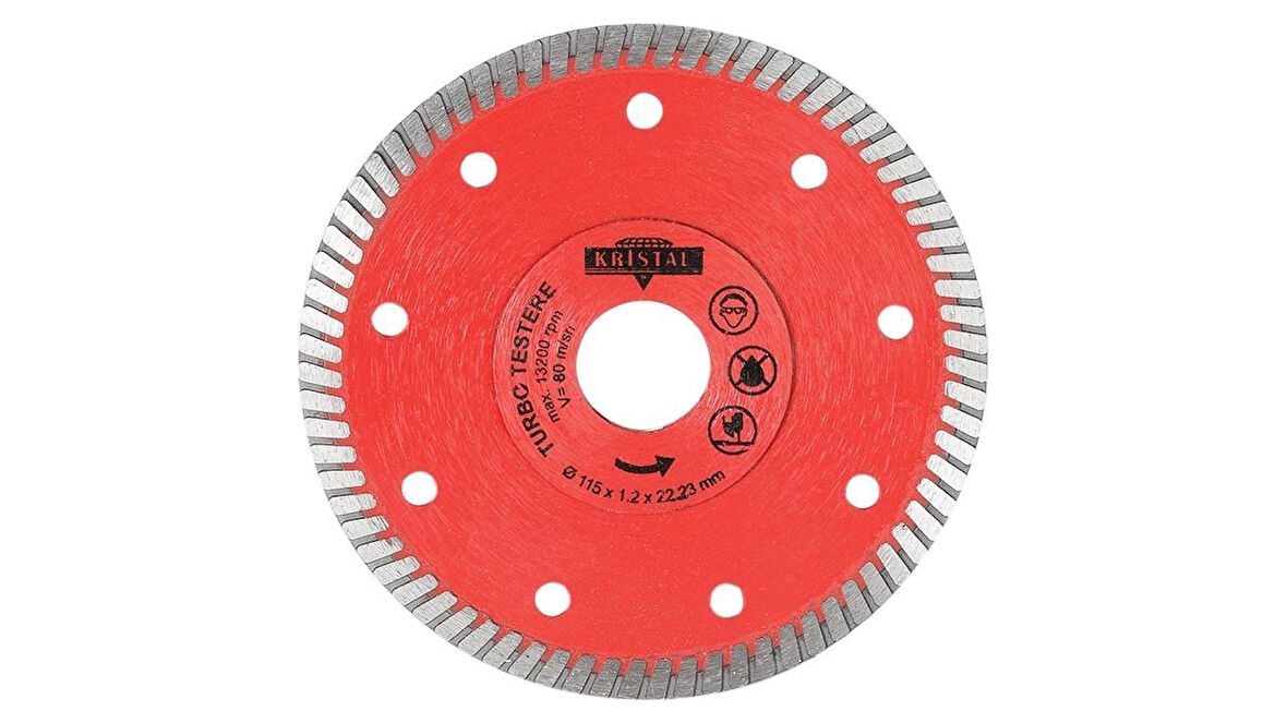 Kristal Turbo Elmas Testere 115 mm