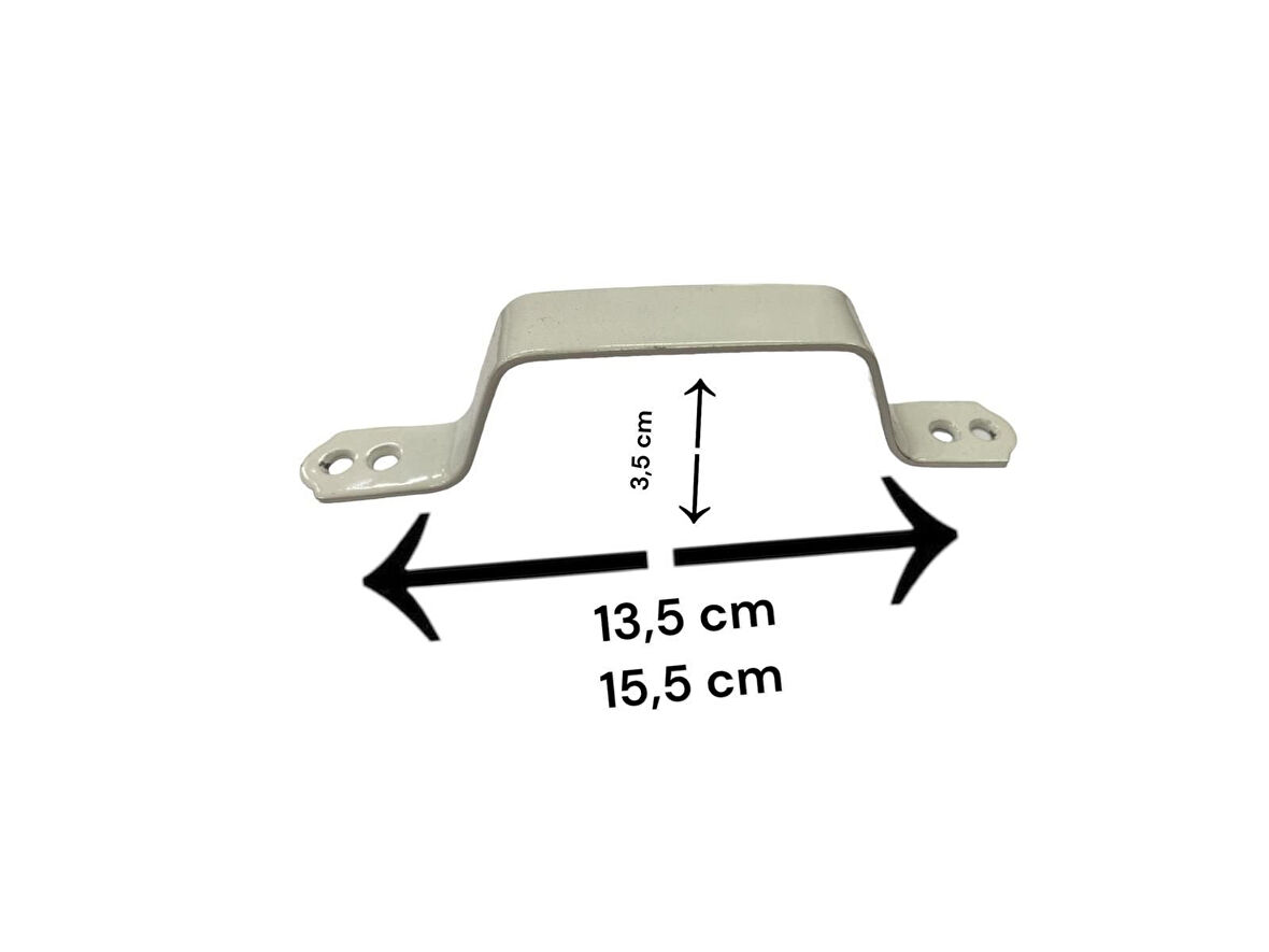Demir Doğrama Kulp Beyaz Kaplama