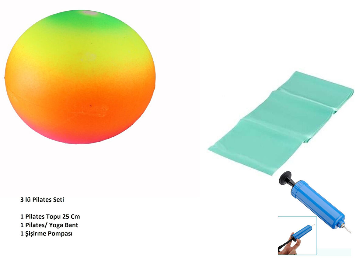 Pilates Seti - Top - Pompa - Bant