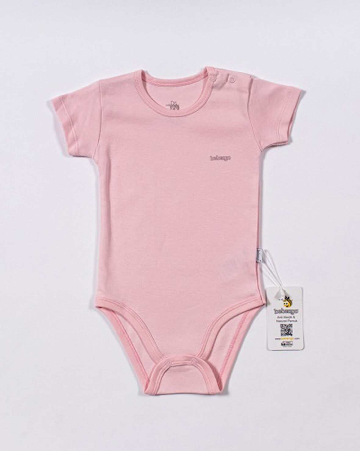 Bebengo BU4025 Basic Kısa Kol Body Pembe