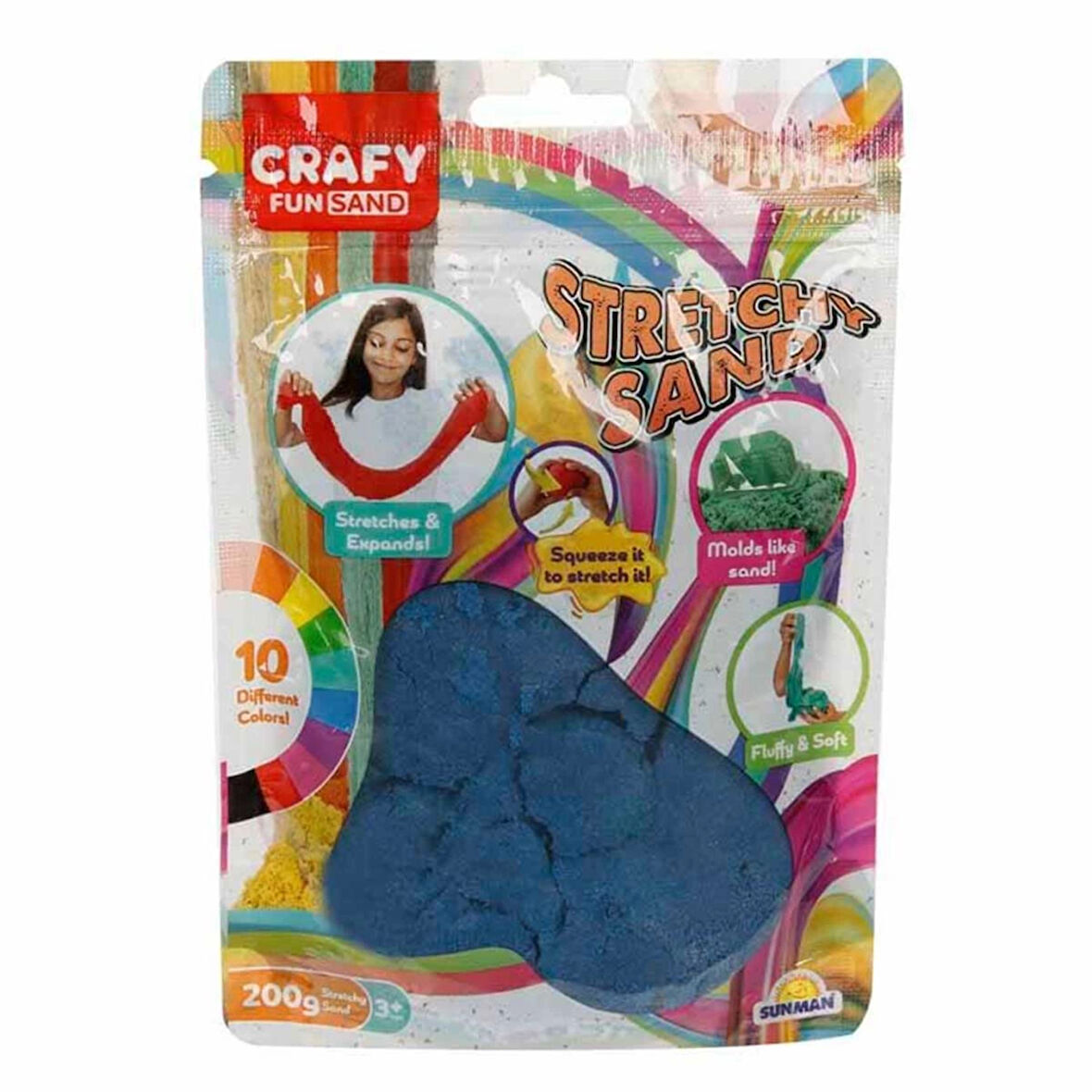 Streç Oyun Kumu Koyu Mavi 200 gr