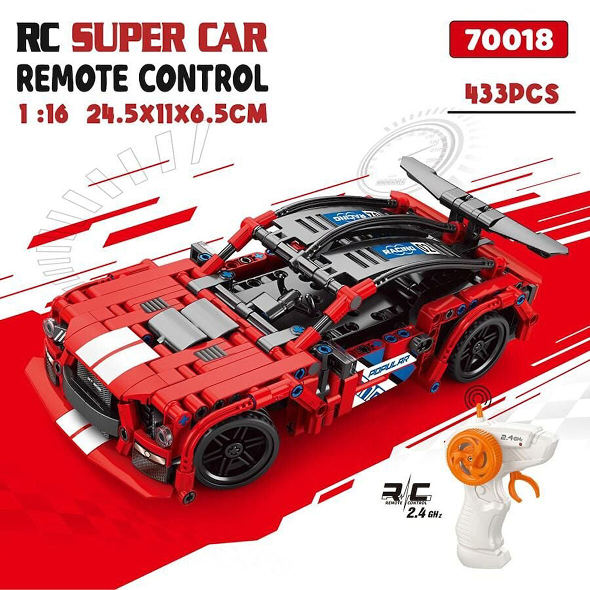 70018 433 PCS YAPI SETİ UK MUSTANG