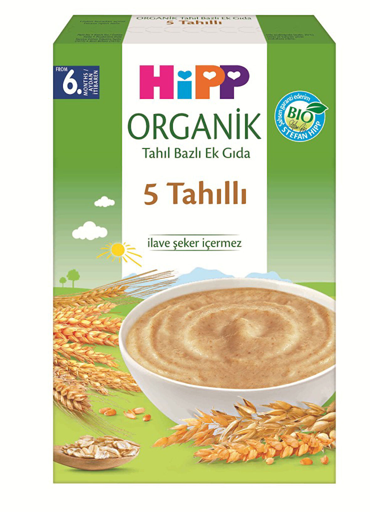  p Organik 5 Tahıllı Tahıl Bazlı Kaşık Maması 200 Gr