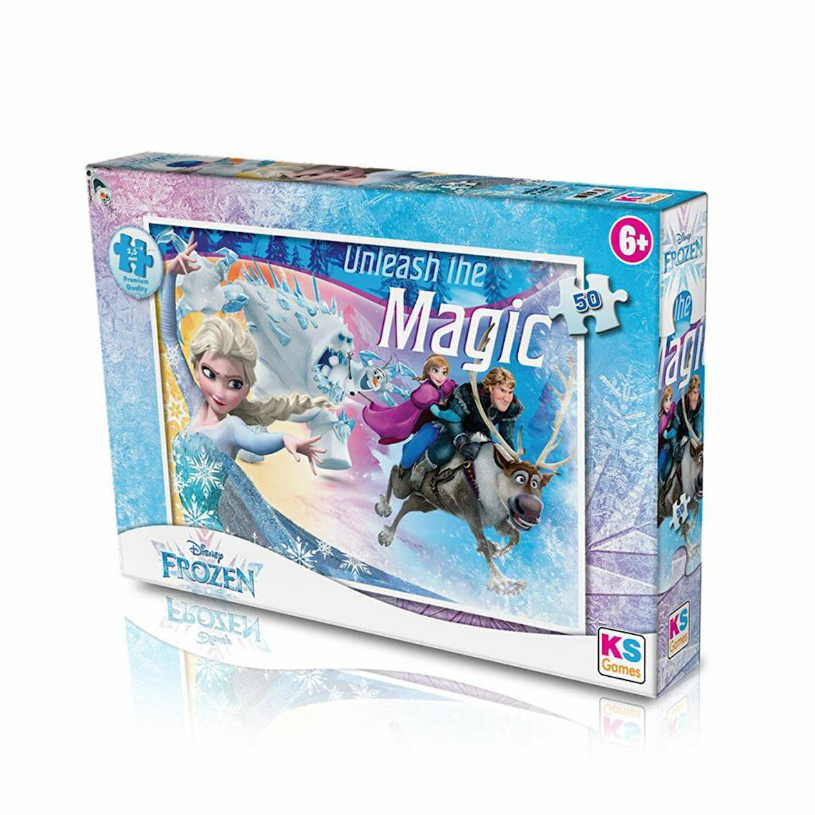 FRZ709 Frozen 50 Parça Çocuk Puzzle -Puzzle