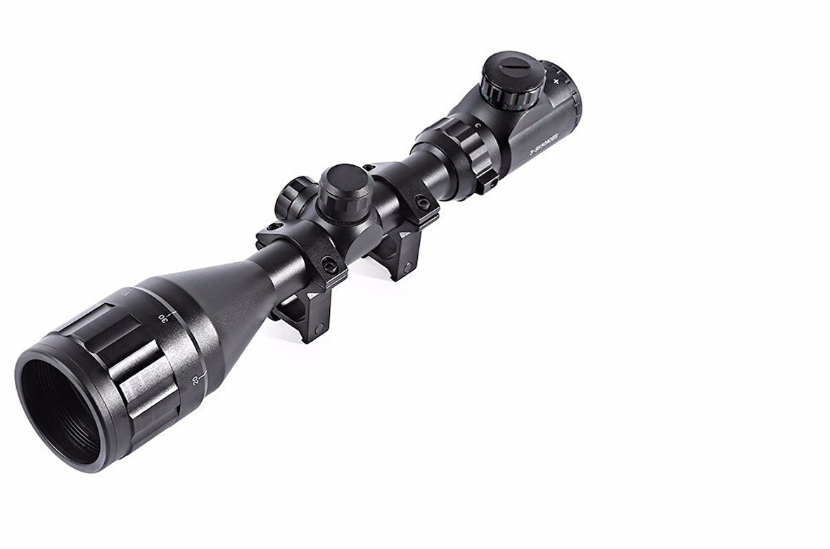 3-9X50 Zoomlu Dürbünü Kırmızı Yeşil İşik Çelik Gövde