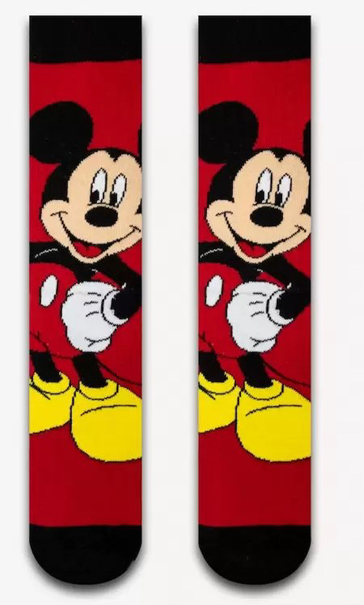 Mickey Mouse Renkli Unisex Kolej Çorap
