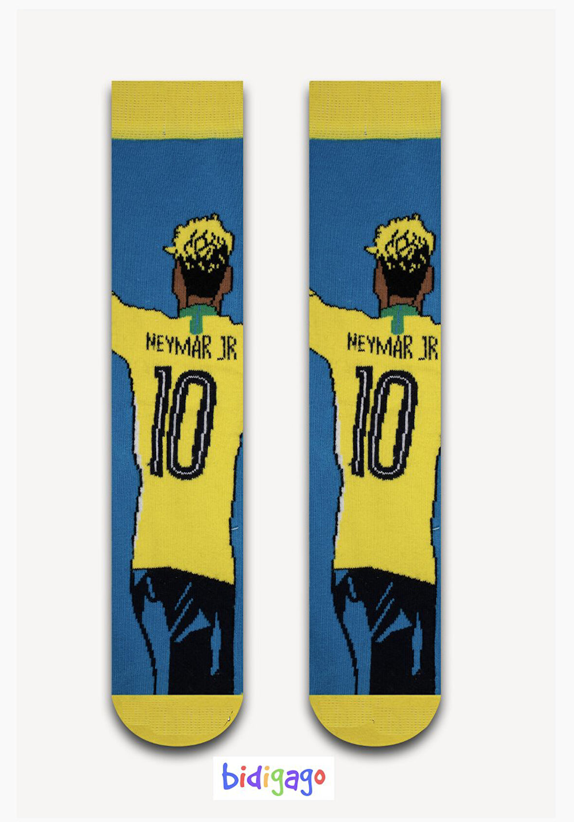 Neymar Desenli Unisex Kolej Çorap