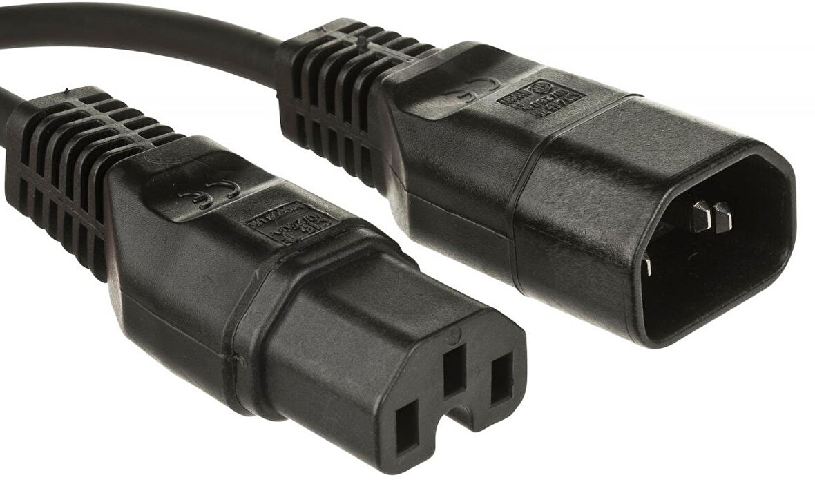 Beek C14-C15 Güç Kablosu, 1.80 metre, H05VV-F 3*0.75mm2&lt;br&gt;
Beek C14-C15 Power Cable 1.8m, H05VV-F 3*0.75mm2