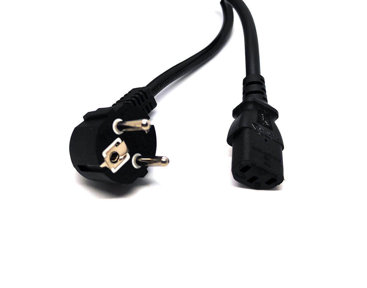 Beek Güç Kablosu, Schuko C13, H05VV-F 3* 1.5mm2, 1.8 metre&lt;br&gt;
Beek Schuko-C13 Power Cable 1.8M, H05VV-F 3*1.5mm2
