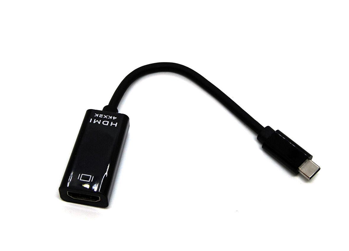 Beek USB Tip C Grafik Adaptörü, Tip C Erkek / HDMI Dişi, 4K X 2K@30Hz, Nikel Kaplama, 0.15 metre, Siyah Renk&lt;br&gt;
Beek USB Type C Graphic Adapter, Type C Male / HDMI Female, 4K X 2K@30Hz, Nickel 
