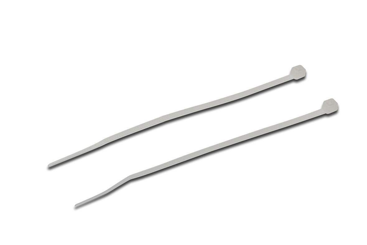 Kendiliğinden Kilitlenen Naylon Kablo Bağları, 4*300MM, Paket İçeriği: 100 adet, Beyaz Renk&lt;br&gt;
Self-locking Nylon Cable Ties, 4*300MM, 100 pcs/PE bag, white