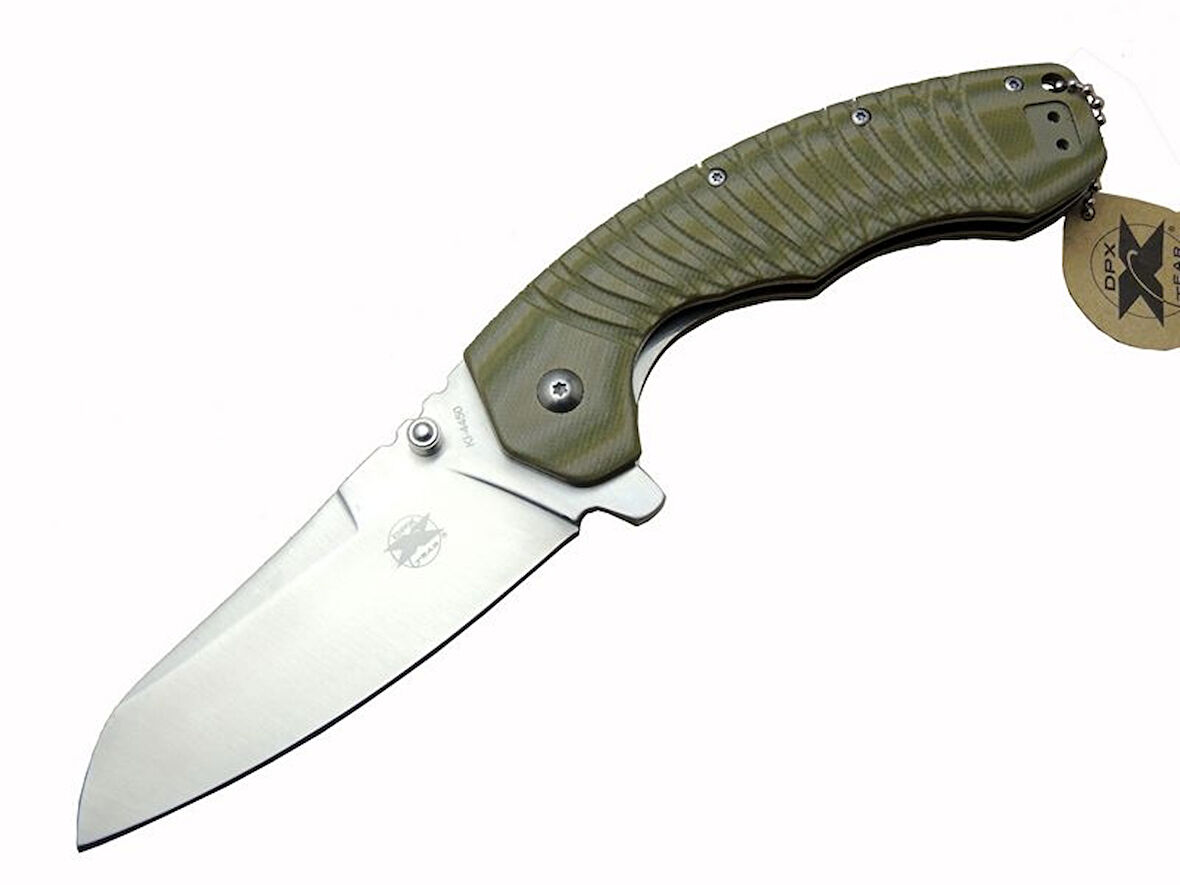 DPX Gear Kunamy KI 4450 BK Kamp Çakısı 23 cm - Kaymaz Sap, Otomatik, Kılıflı