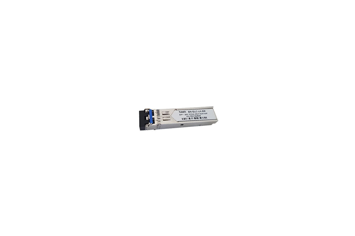 Beek 1000Base-LX (LC/20Km/1310nm/Single-Mode) SFP Modül, 1.25Gb/s, Cisco, Extreme, NORTEL, ZTE, Huawei, Alcatel, ZyXEL, Netgear, AVAYA, Juniper, Linksys, Enterasys ürünleriyle uyumlu