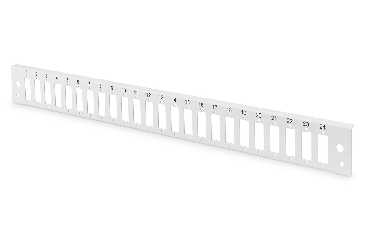 Digitus DN-96200-QL Sürgülü Boş Fiber Optik Sonlandırma Kutusu için Ön Panel, Kilit Mekanizmalı, 24x SC Duplex, 1U&lt;br&gt;
Digitus DN-96200-QL Fiber Optic Splice Box Front Panel, quick lock, 24x SC 