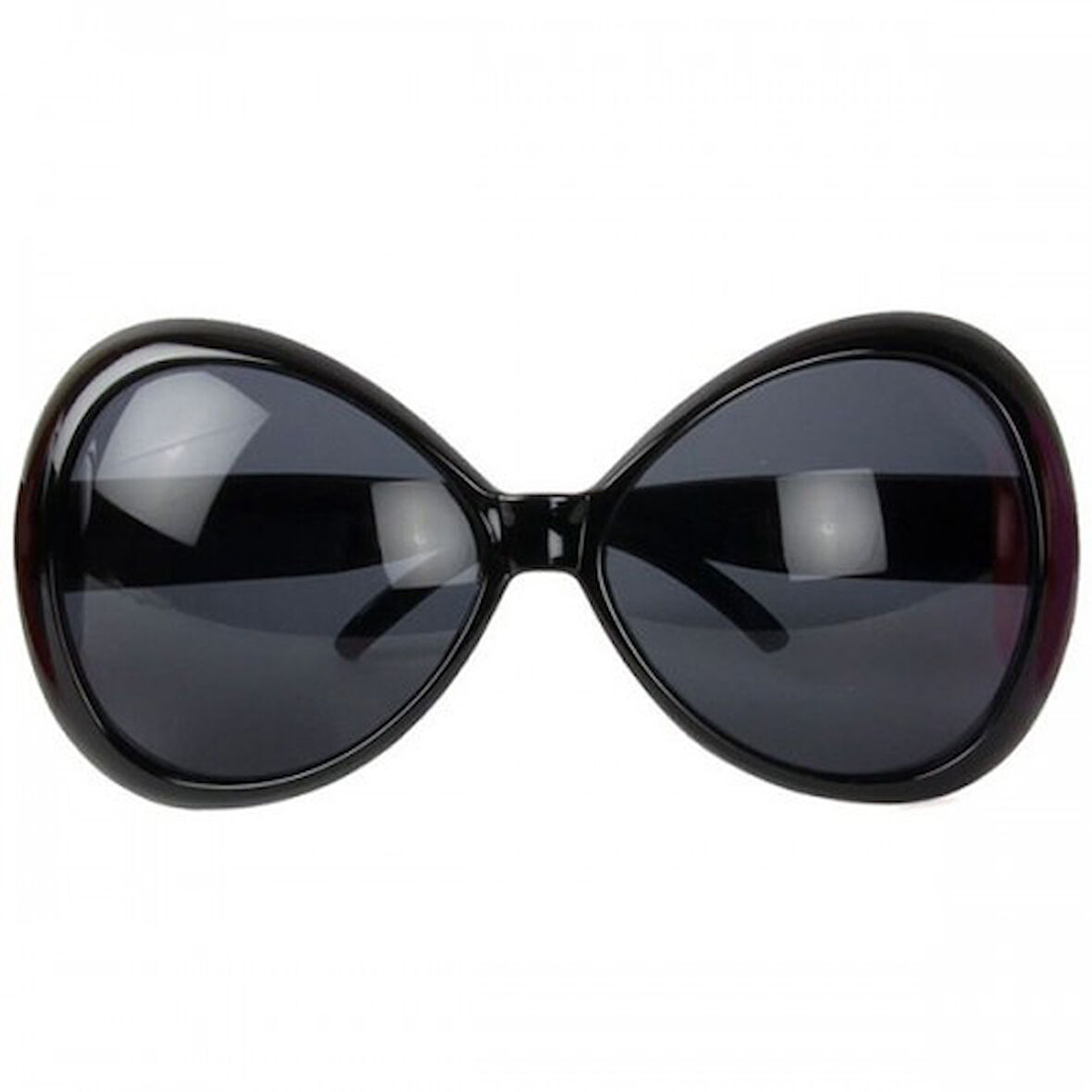 70 ler Yeşilçam Parti Gözlüğü Siyah Renk