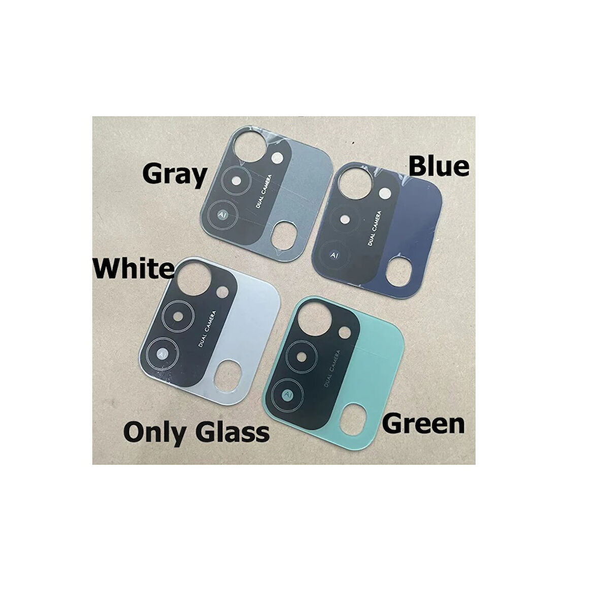 Tecno Spark 8C İle Uyumlu Kamera Camı İthal KG5K KG5J Yeşil