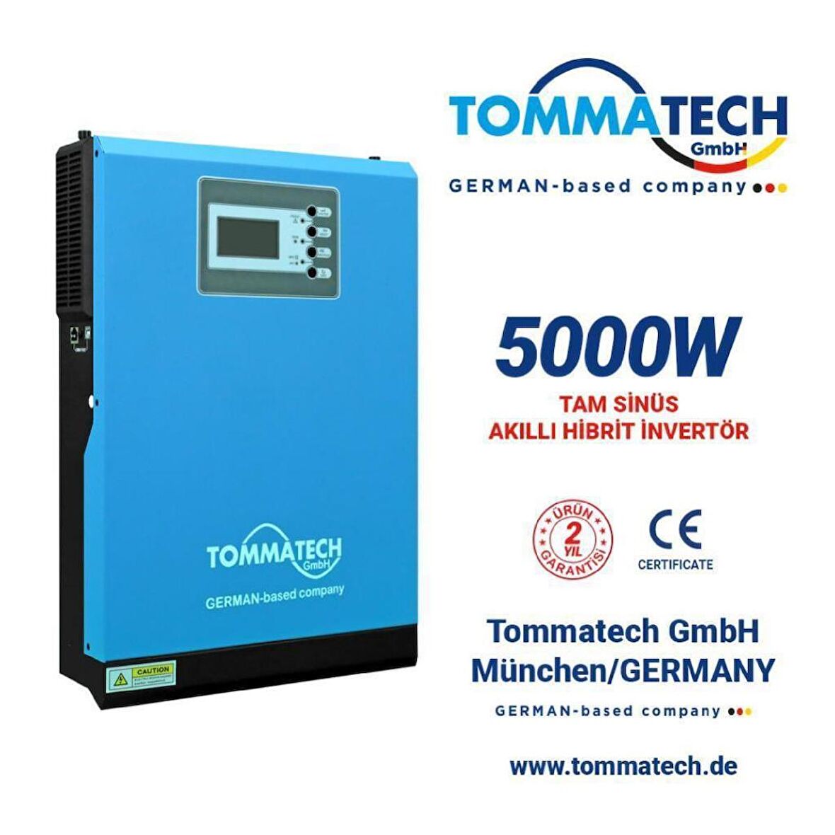 Tommatech New 5kva 5000 watt 48 Volt Akıllı inverter İnvertör