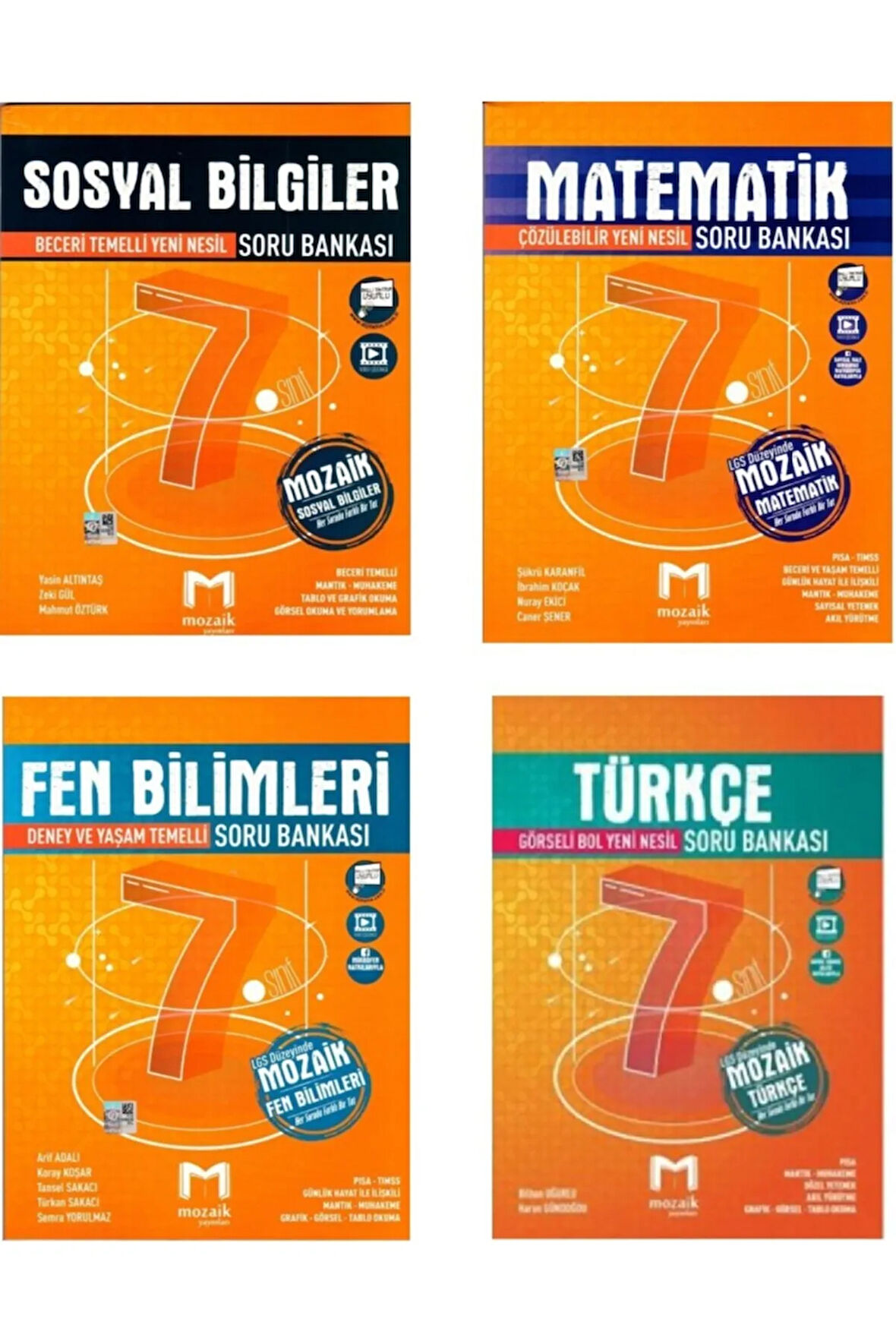Mozaik 7.sınıf Soru Bankası Seti
