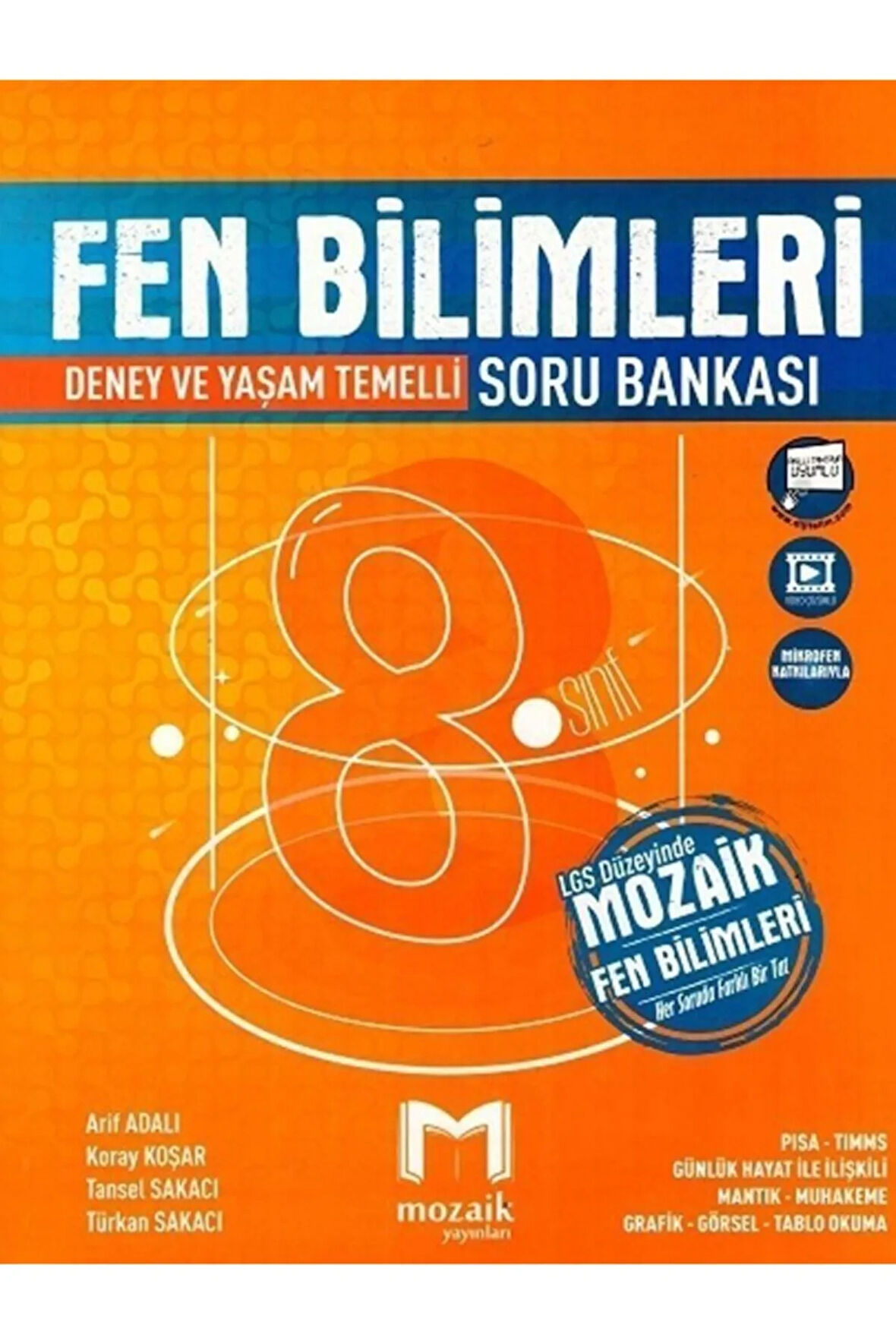 Mozaik Yayınları Lgs 8. Sınıf Fen Bilimleri Soru Bankası