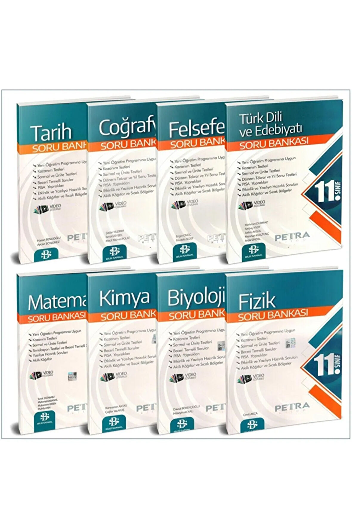 Bilgi Sarmal 11. Sınıf Soru Bankası Seti Tam Set (8 Kitap)