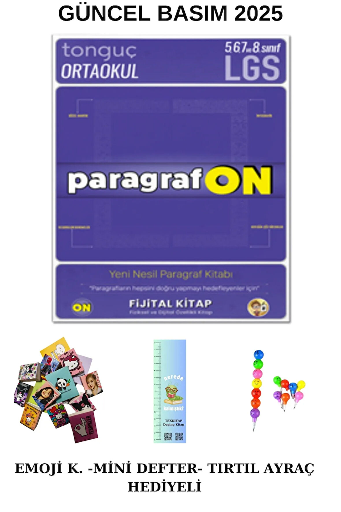 Tonguç ParagrafON - 5,6,7. 8. Sınıf ve Lgs Sb (EMOJİ +MİNİ DEFTER+ TIRTIL AYRAÇ HEDİYELİ) 2025