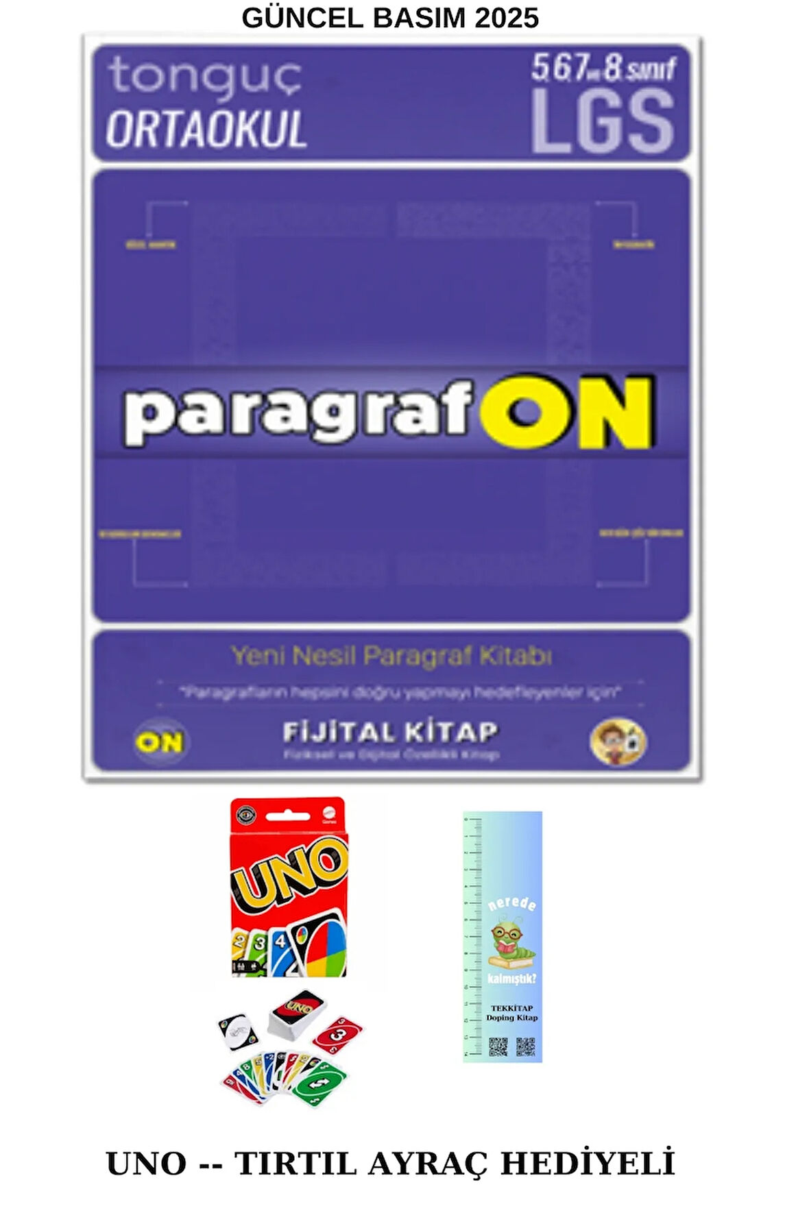 Tonguç ParagrafON - 5,6,7. Sınıf ve Lgs Sb (UNO oyun kartı-TIRTIL A.)HEDİYELİ
