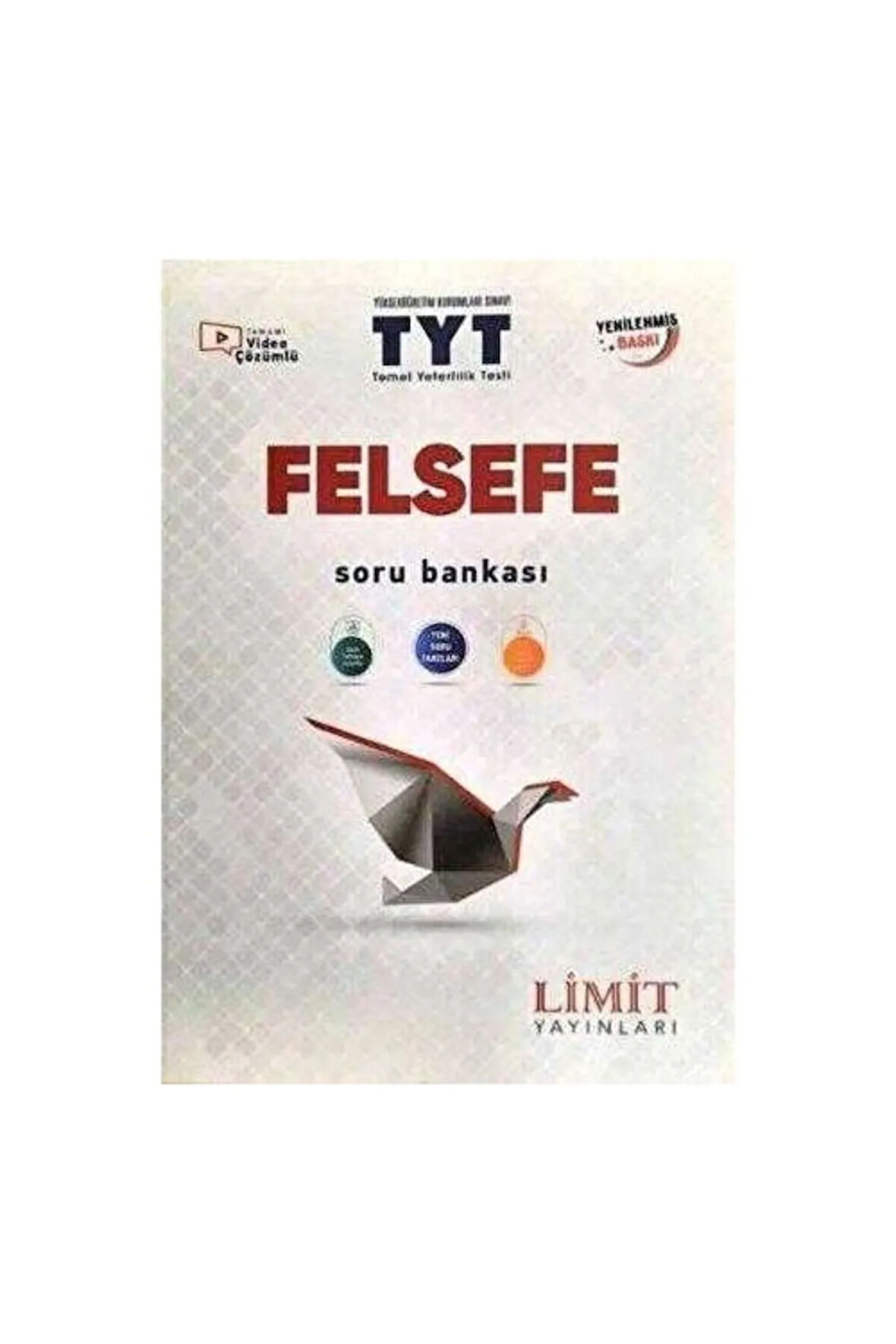 Limit TYT Felsefe Soru Bankası Parlayan Proje Ayraç Hediye