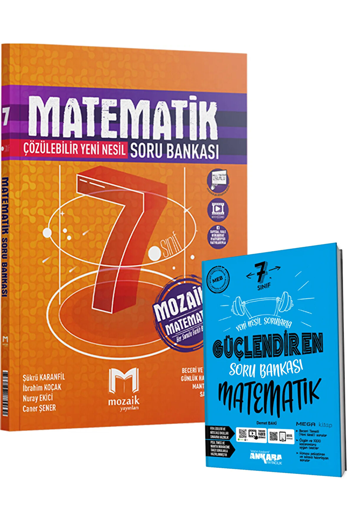 Mozaik ve Ankara 7. Sınıf Matematik Soru Bankası Seti 2024