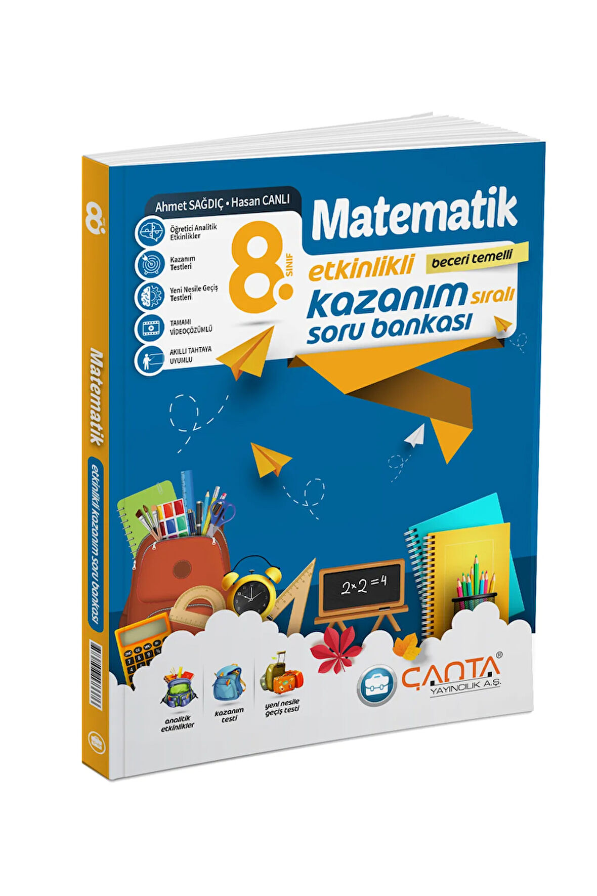 ÇANTA 8. SINIF MATEMATİK ETKİNLİKLİ KAZANIM SORU BANKASI