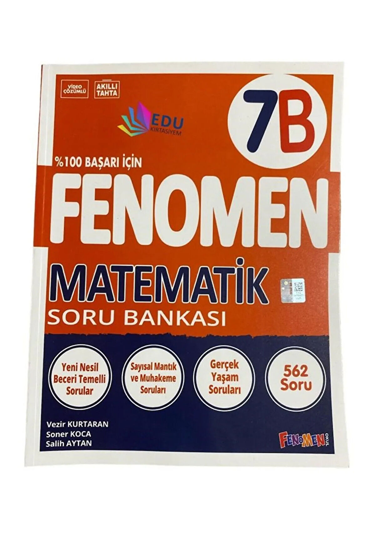 Edu Kırtasiyem Fenomen 7. Sınıf Matematik (B) Soru Bankası