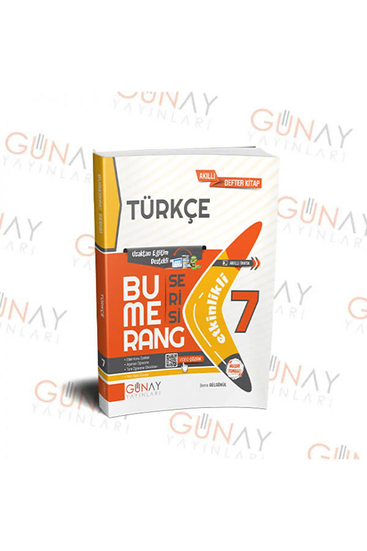 7. Sınıf Bumerang Etkinlikli Türkçe - Günay Yayınları